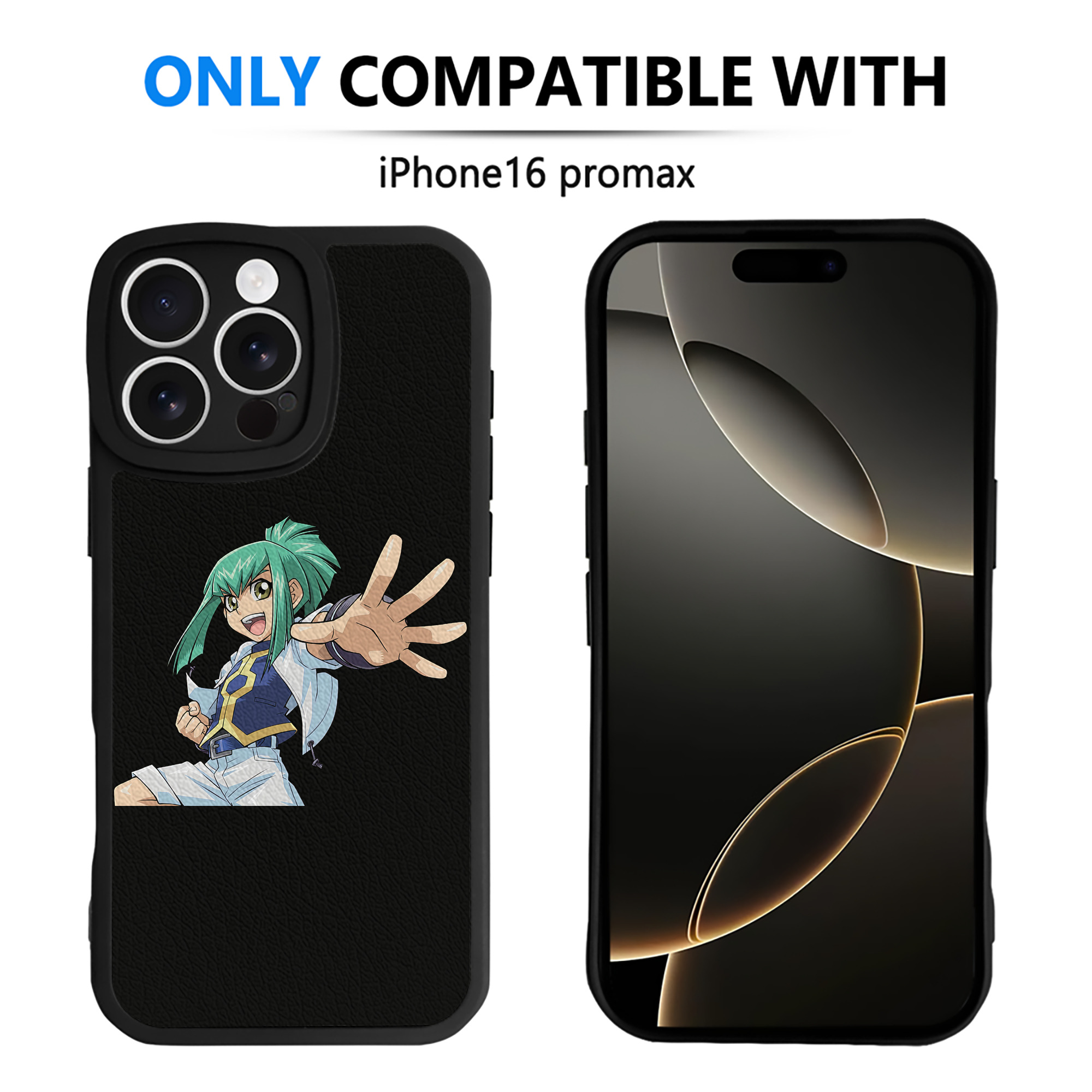 遊☆戯☆王 Yu-Gi-Oh! 【iPhone 16シリーズ対応】シリコンスマホケース（レザー調） 材質：シリコン